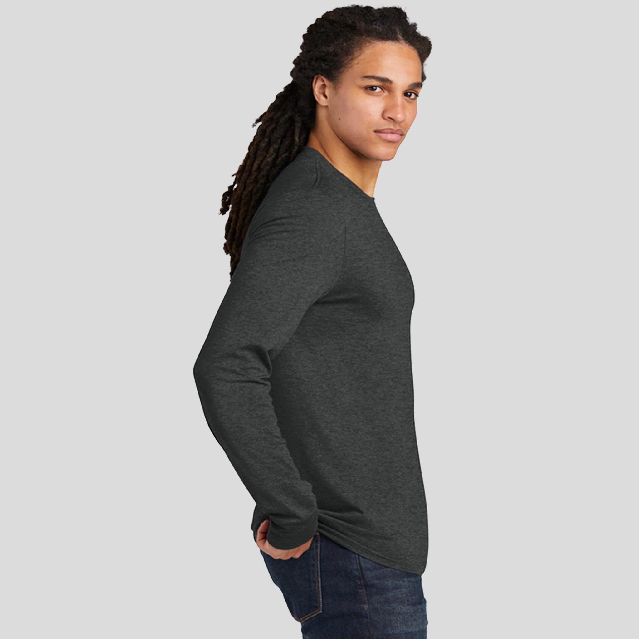 Perfect Triยฎ Long Sleeve Tee | Black Frost