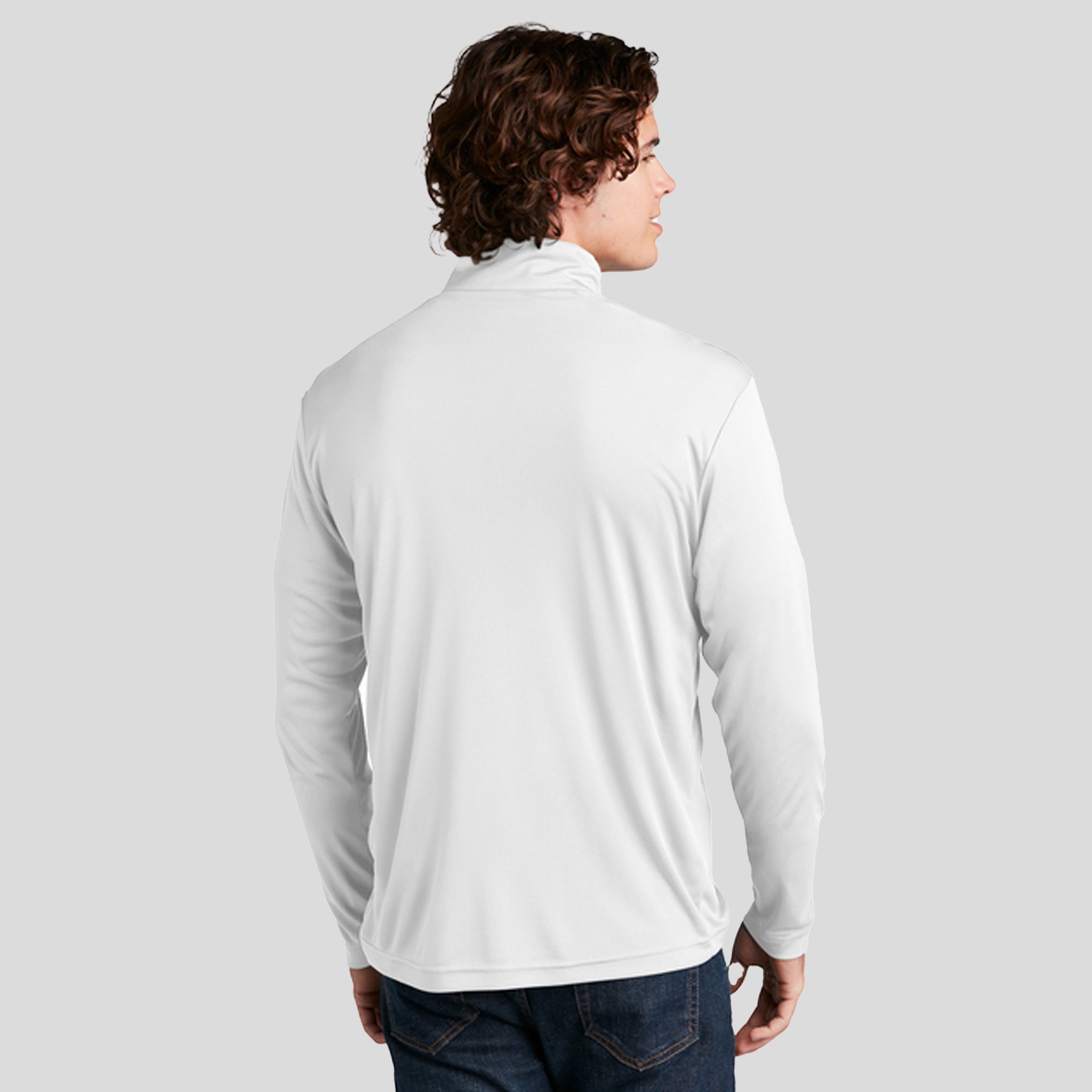 PosiChargeยฎ Competitorโข 1/4-Zip Pullover | White