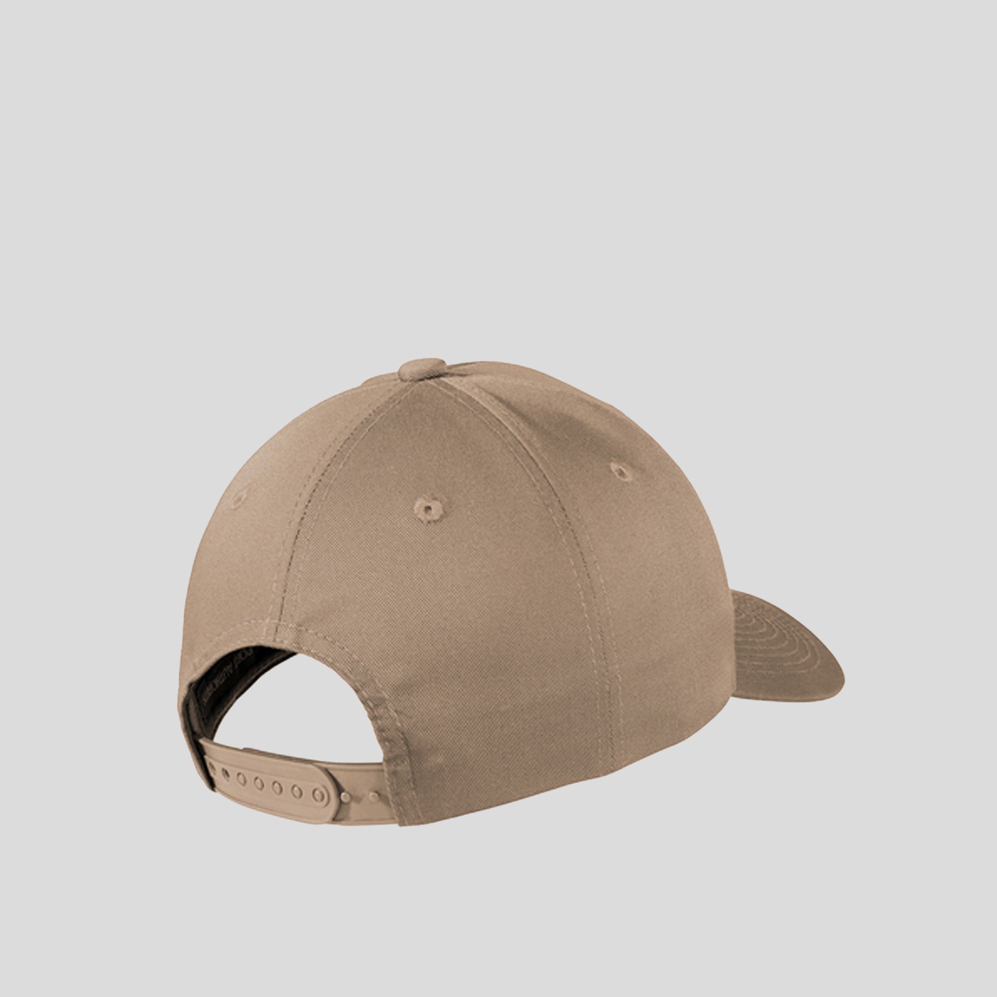 Snapback Fine Twill Cap | Khaki